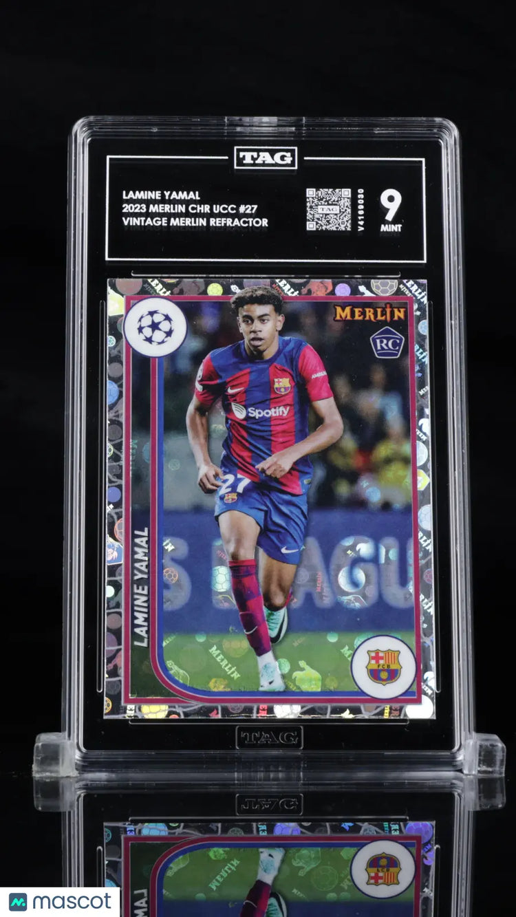 2023 Topps Merlin Chrome UCC Lamine Yamal RC Rookie Vintage