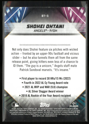 2023 Topps Stadium Club Beam Team Shohei Ohtani 