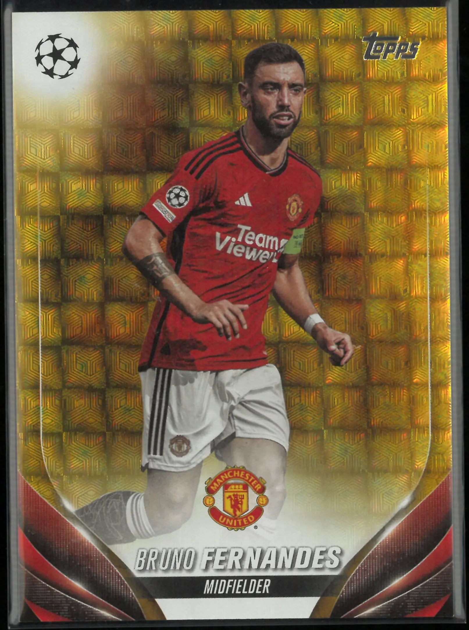 2023 Topps UEFA CC Foilfractor Bruno Fernandes 1/1 