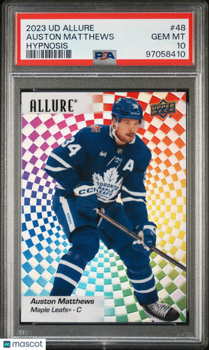 2023 Upper Deck Allure Auston Matthews Hypnosis PSA 10 