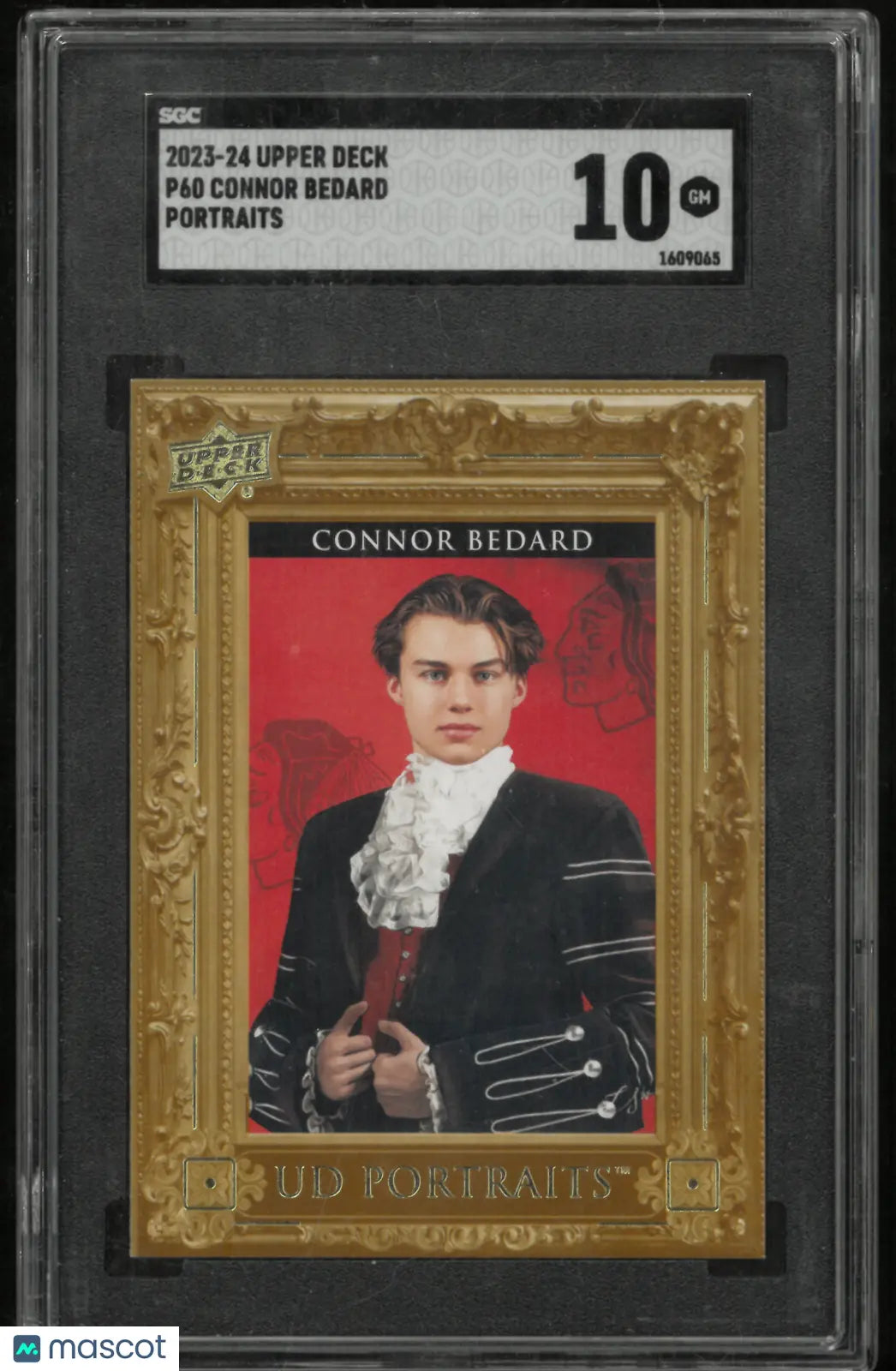 2023 Upper Deck Connor Bedard #P60 Portraits SGC 10 
