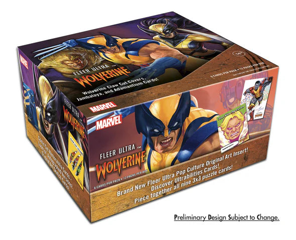 2023 Upper Deck Fleer Ultra Marvel Wolverine Hobby Box | For Sale