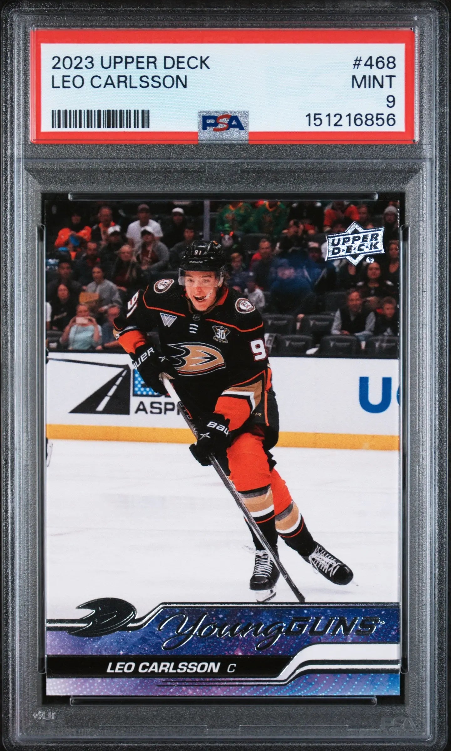 2023 Upper Deck Leo Carlsson #468 PSA 9 
