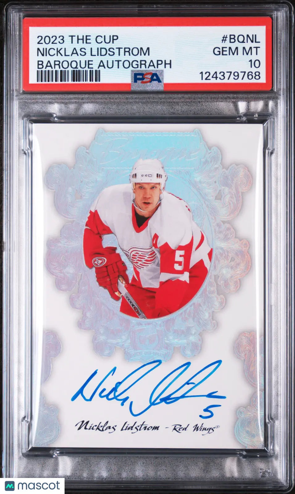 2023 Upper Deck The Cup Baroque Autographs Auto Nicklas Lidstrom  PSA 10 
