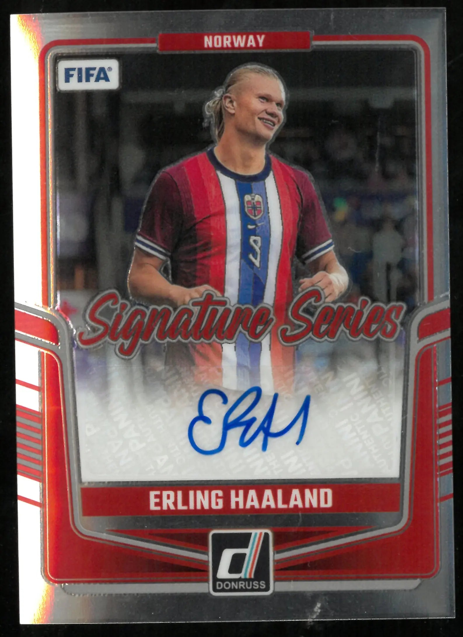 2024-25 Donruss Soccer Erling Haaland Signature Series Auto 