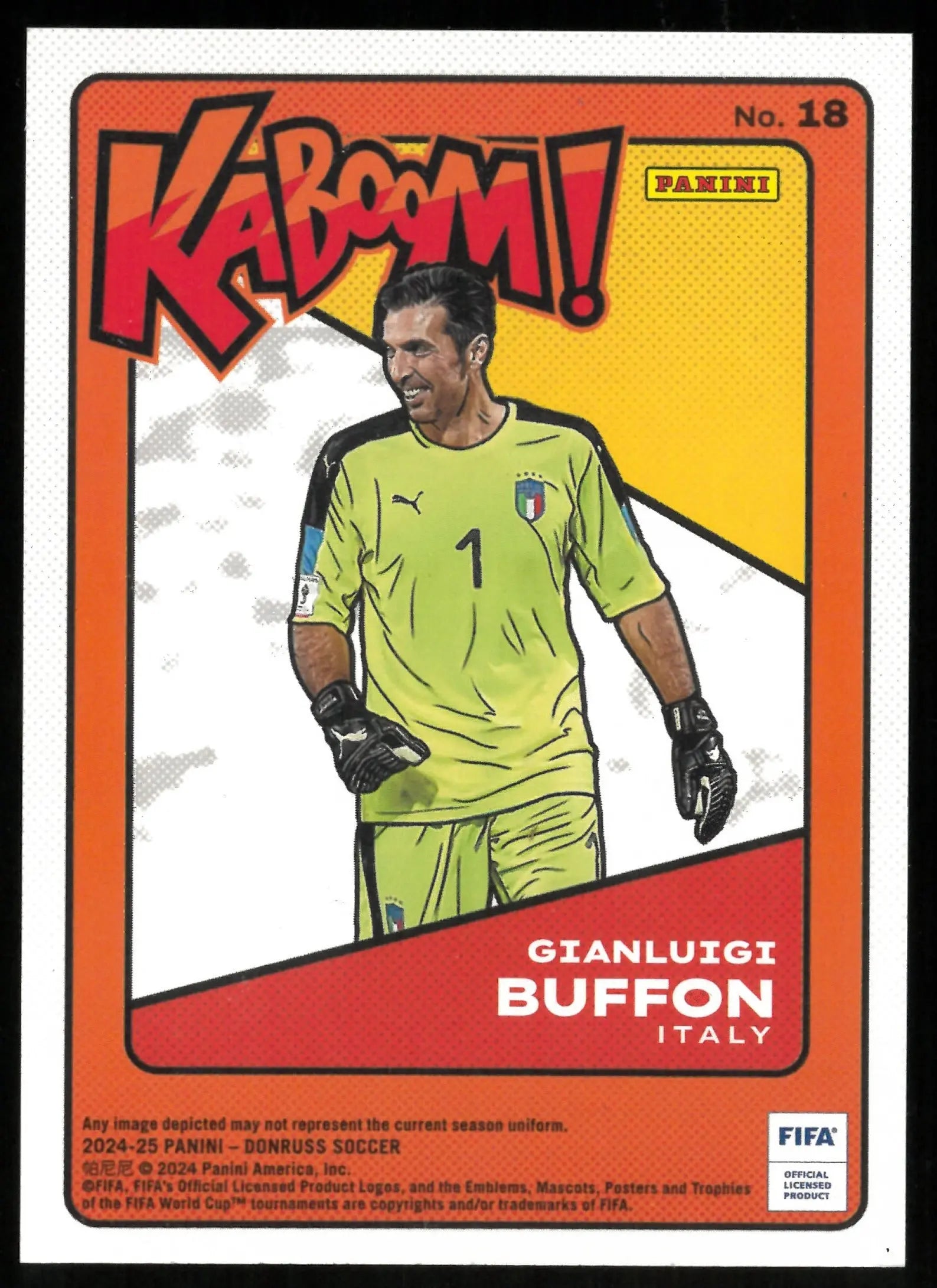 2024-25 Donruss Soccer Gianluigi Buffon Kaboom! Case Hit 