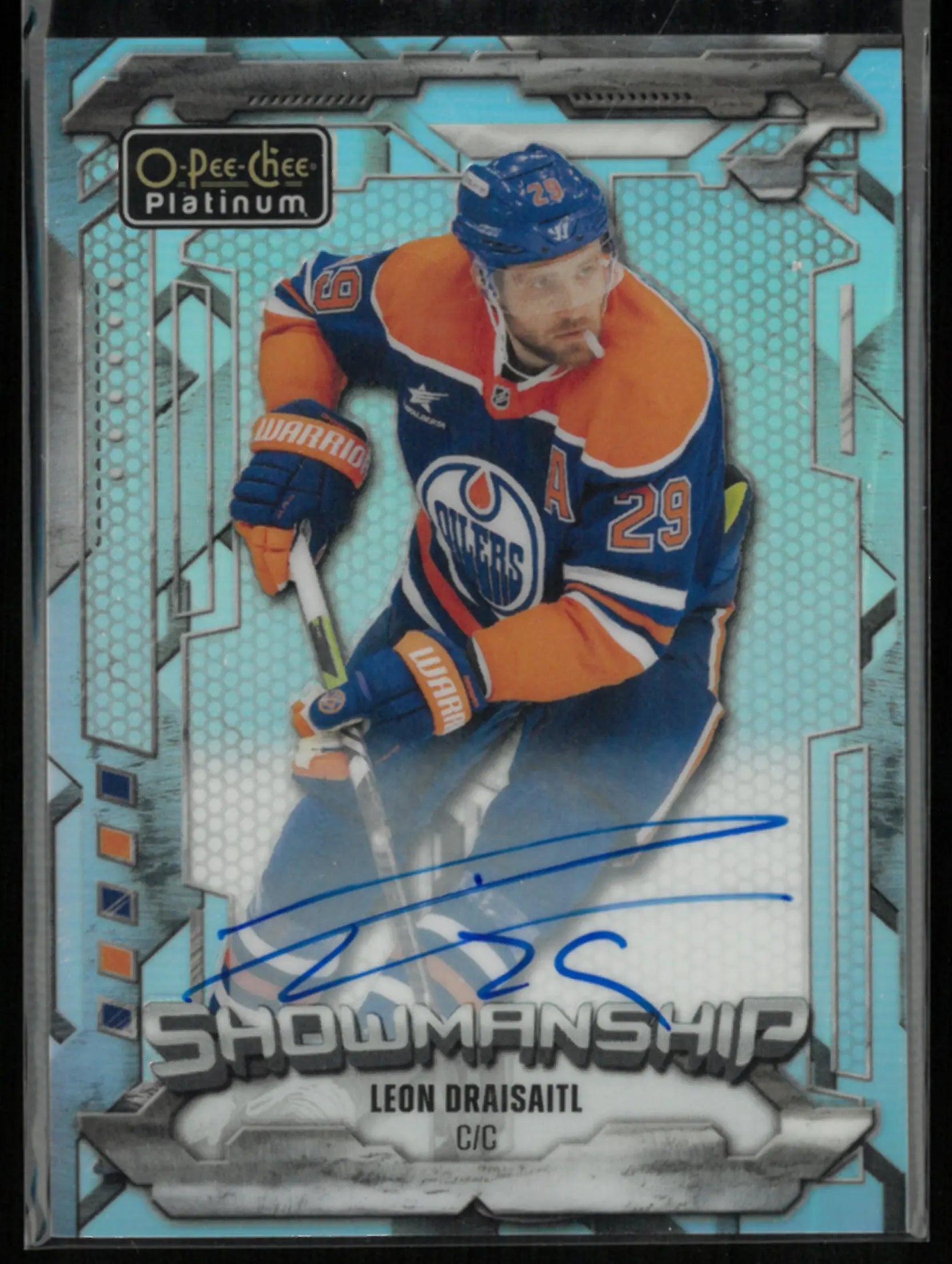 2024/25 O-Pee-Chee Platinum Showmanship Rainbow Autograph Leon Draisaitl Auto 