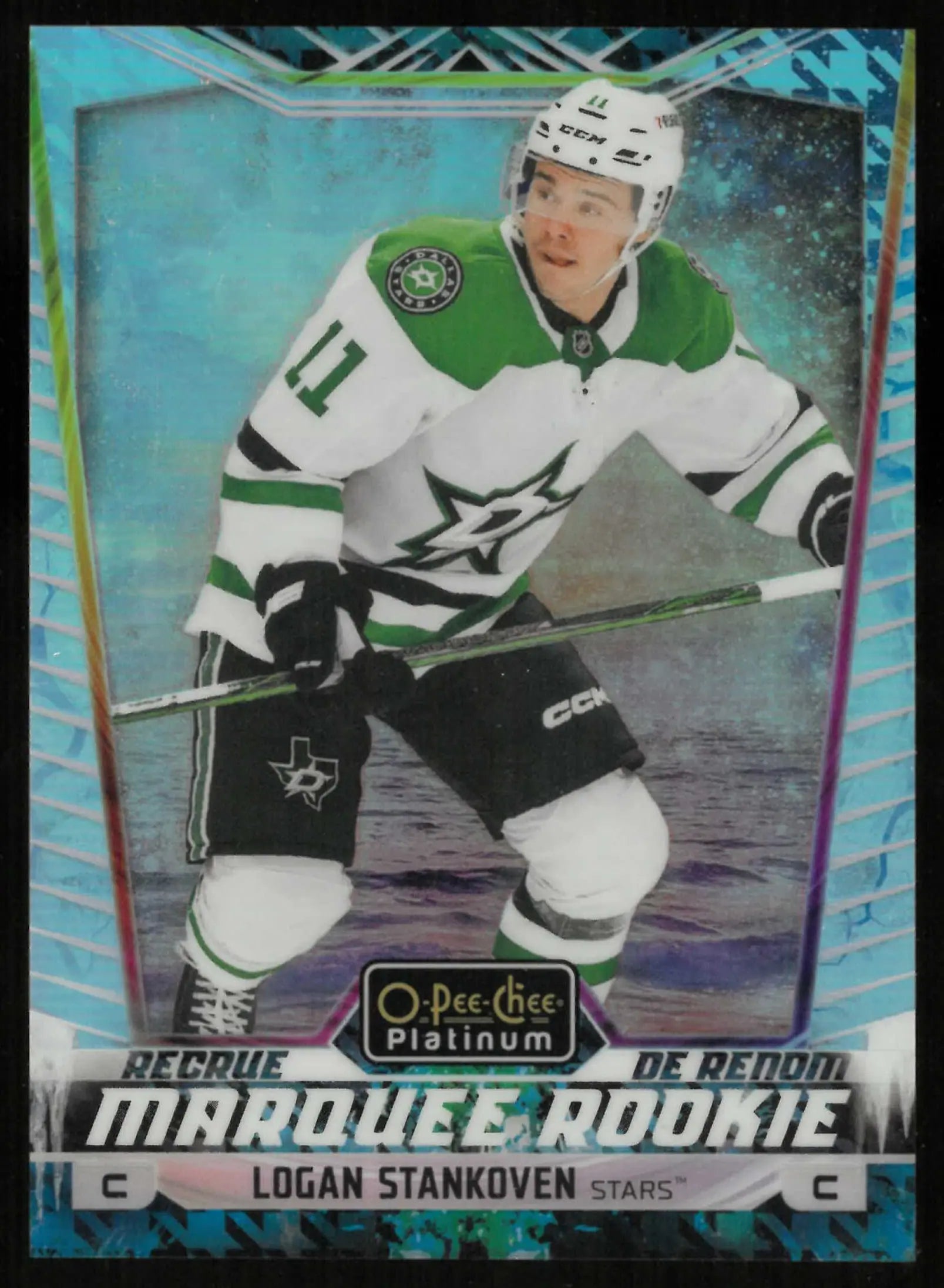 2024-25 OPC Platinum Marquee Rookie Logan Stankoven Mixed Media Variant SP 
