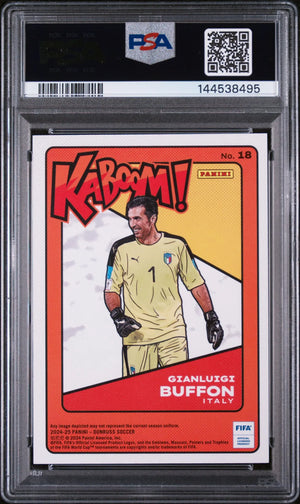 2024-25 Panini Donruss FIFA Kaboom! Gianluigi Buffon #18 PSA 10 
