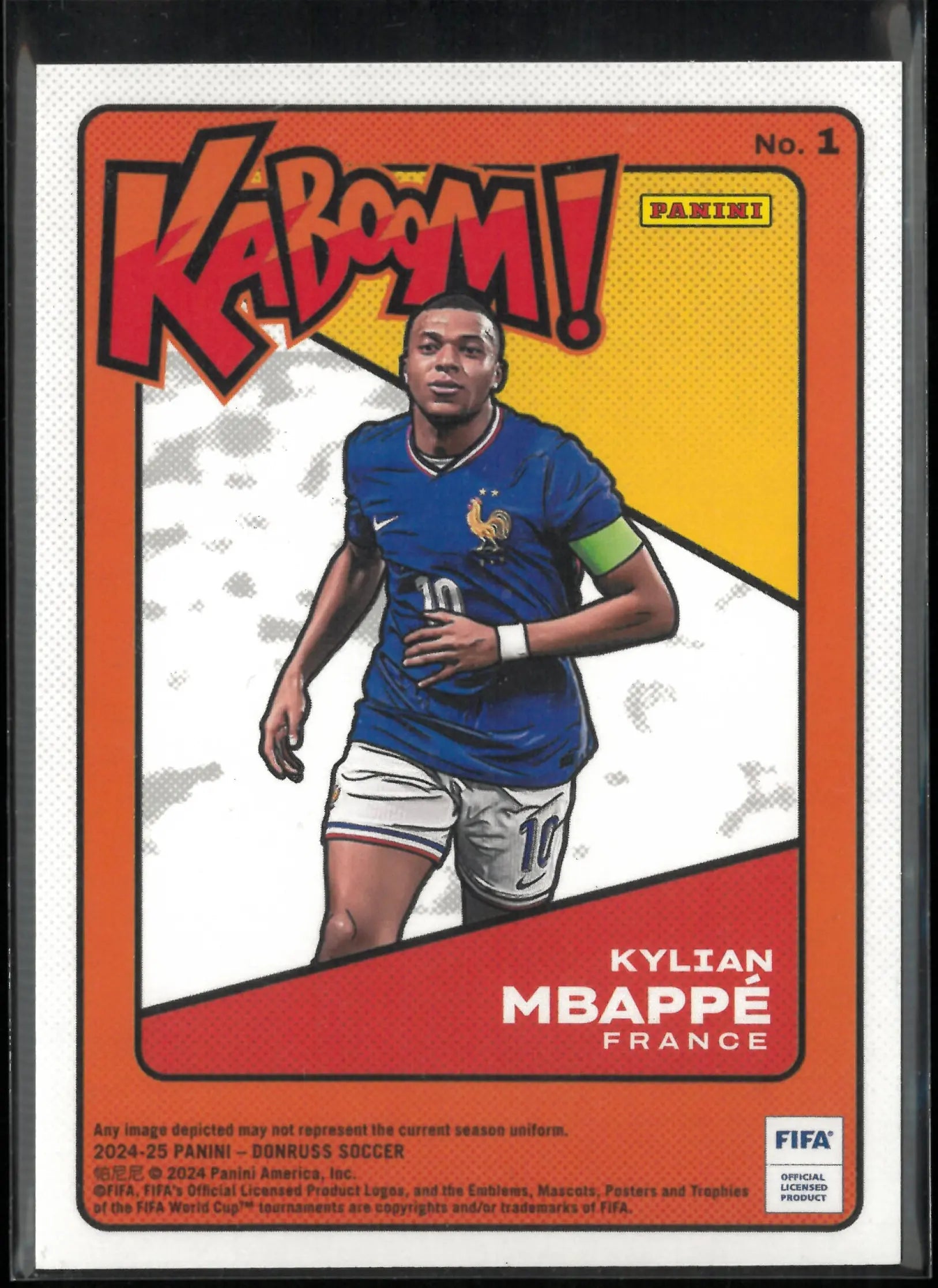 2024-25 Panini Donruss KABOOM! Kylian Mbappe France 