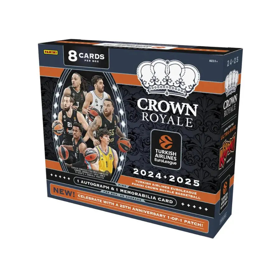 2024-25 Panini Euroleague Crown Royale Basketball Hobby Box 