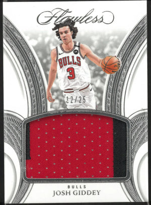 2024-25 Panini Flawless Basketball Patch Josh Giddey /25 