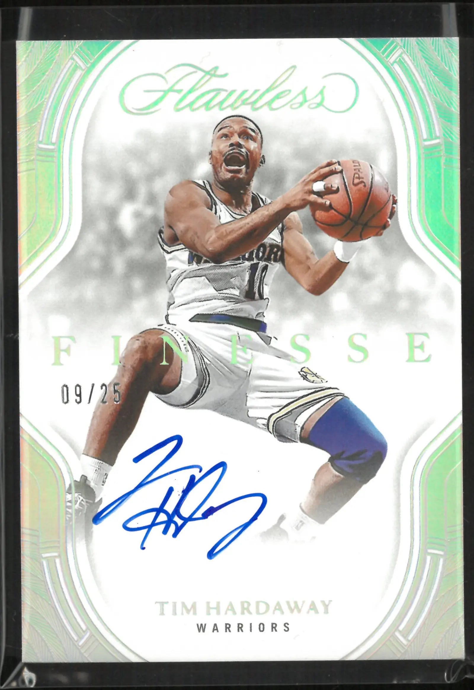 2024-25 Panini Flawless Finesse Signatures Autograph Tim Hardaway Auto /25 