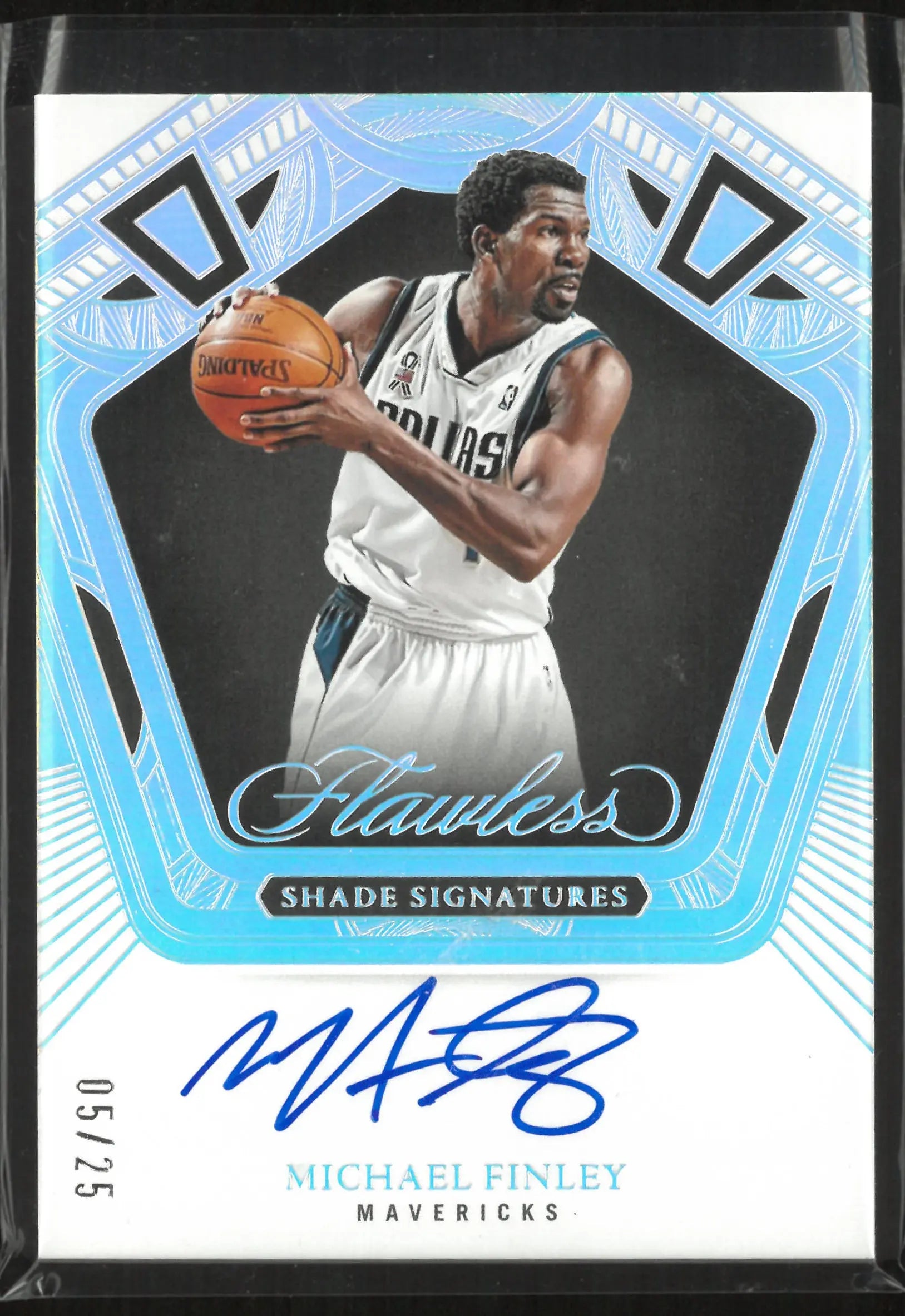 2024-25 Panini Flawless Shade Signatures Autograph Michael Finley Auto /25 