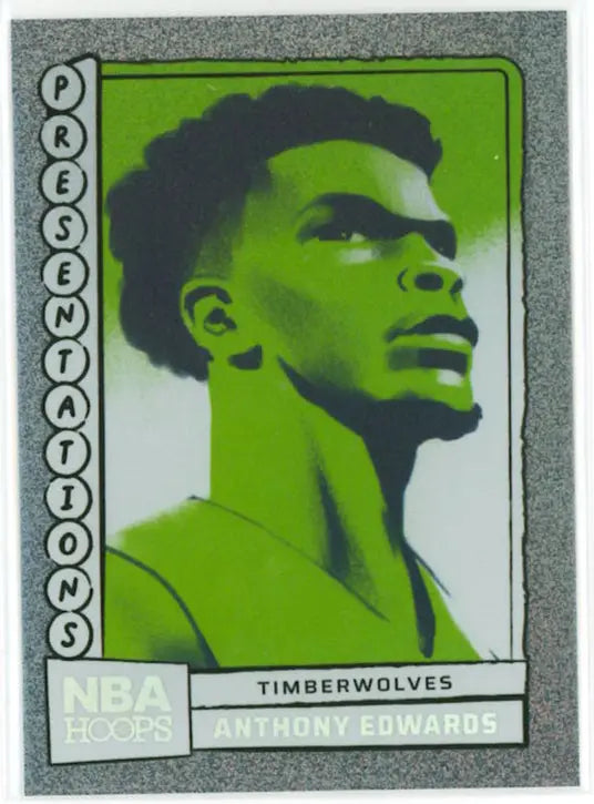 2024-25 Panini Hoops Presentations Anthony Edwards SP 
