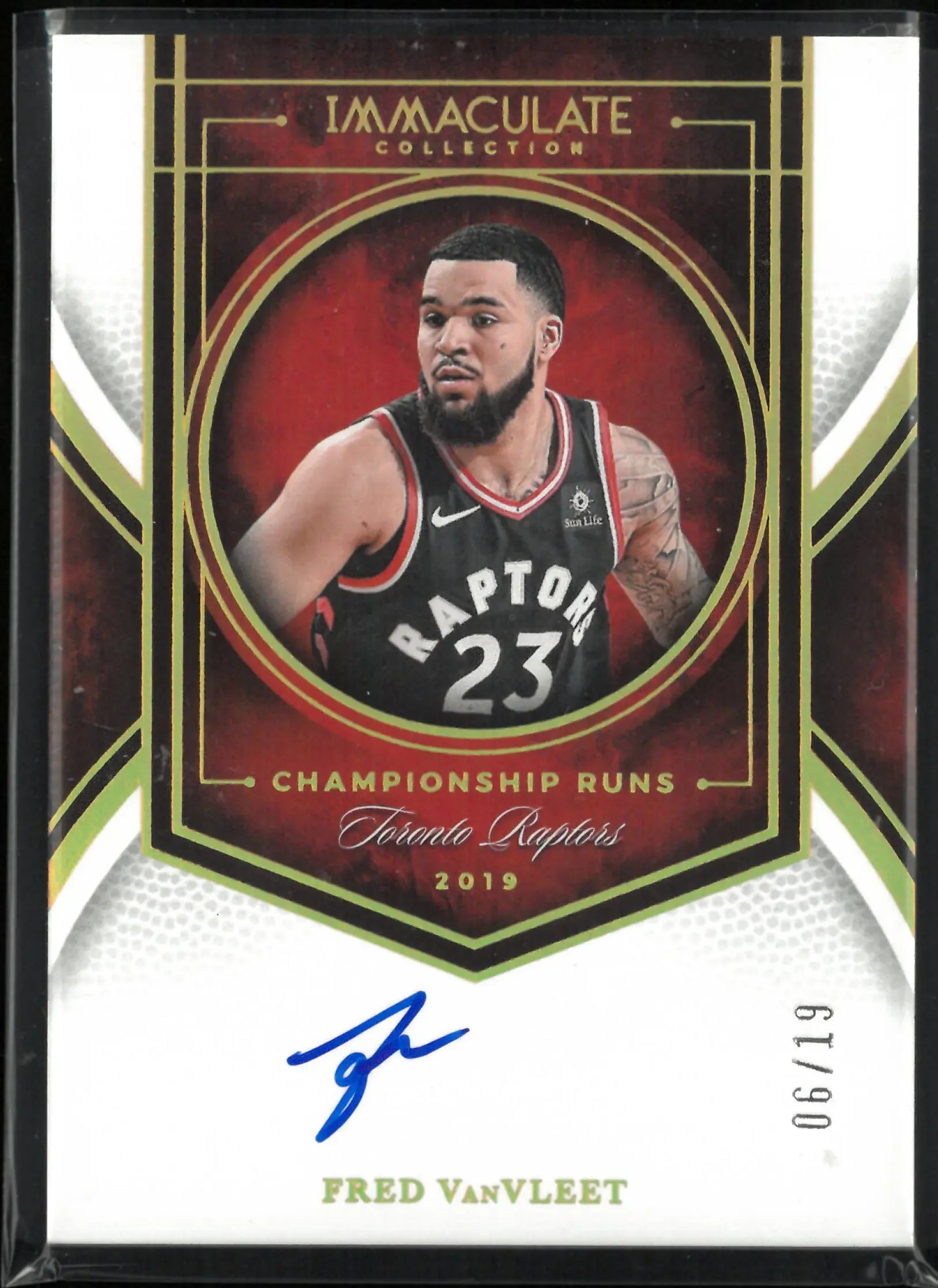 2024-25 Panini Immaculate Championship Runs Autograph Fred Van Vleet Auto /19 