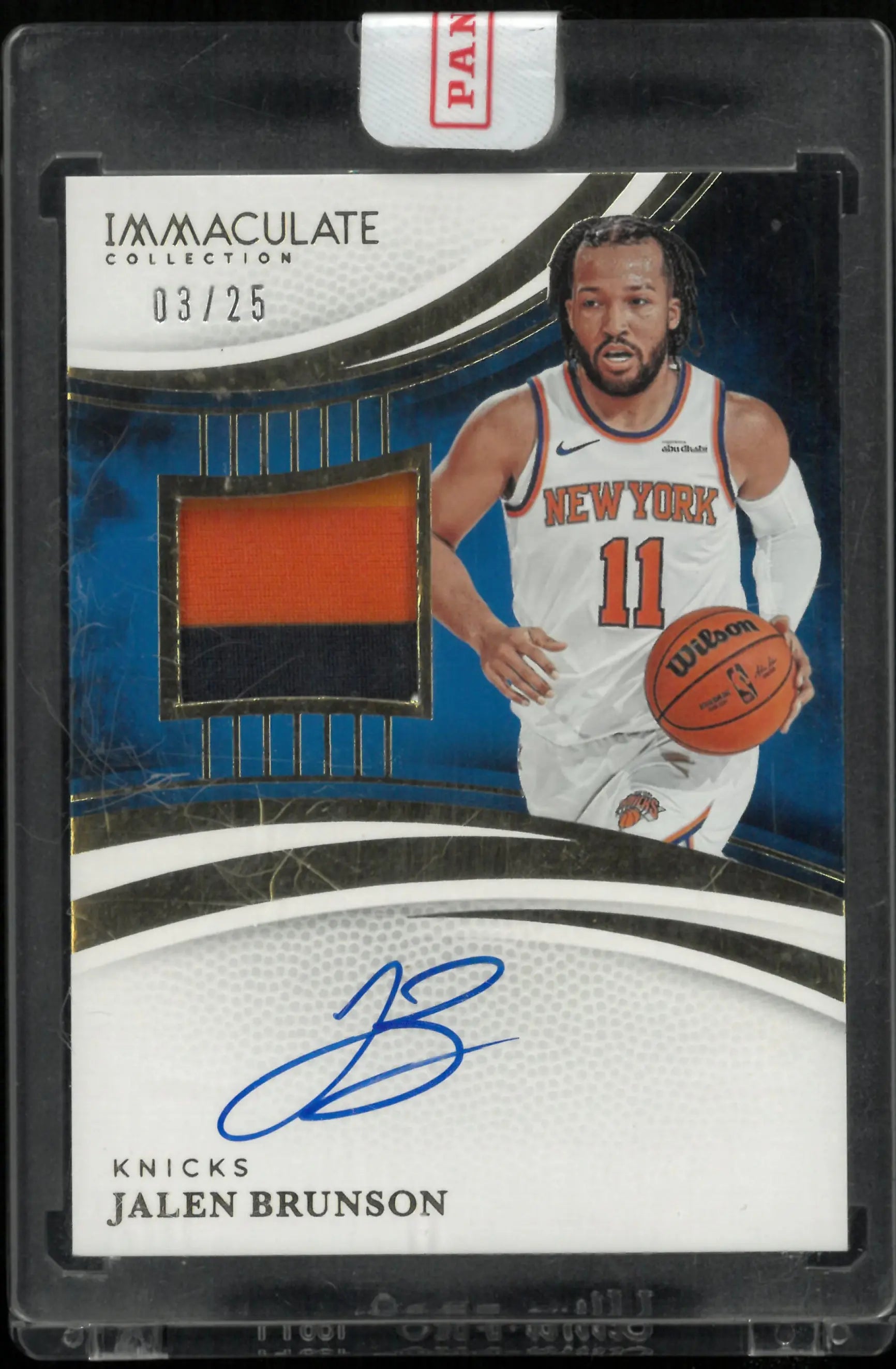 2024-25 Panini Immaculate Collection Jalen Brunson Autograph Auto Patch /25 