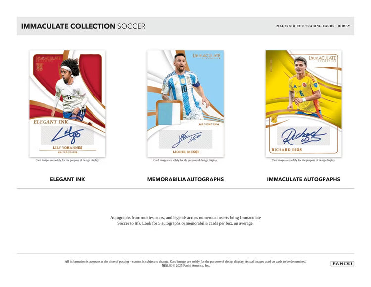 2024-25 Panini Immaculate Soccer Hobby Box 