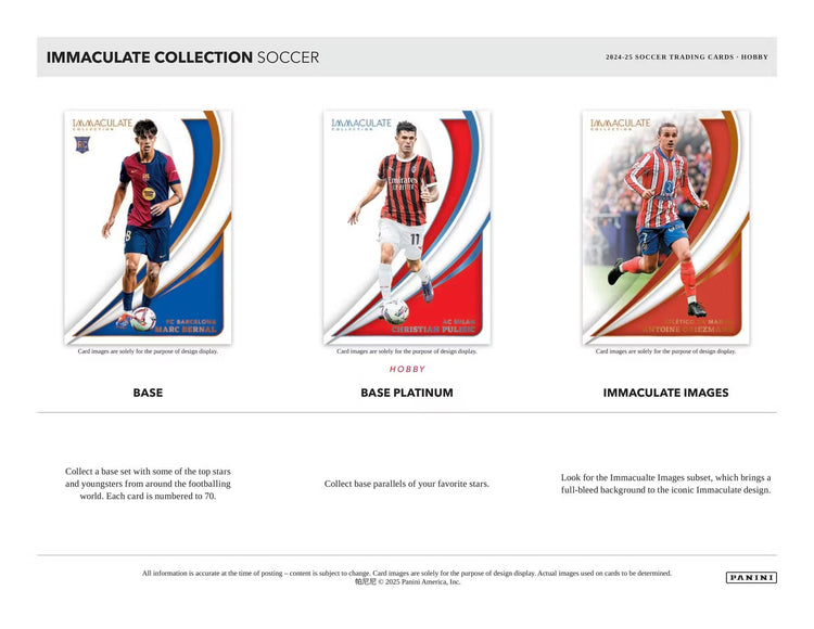 2024-25 Panini Immaculate Soccer Hobby Box 
