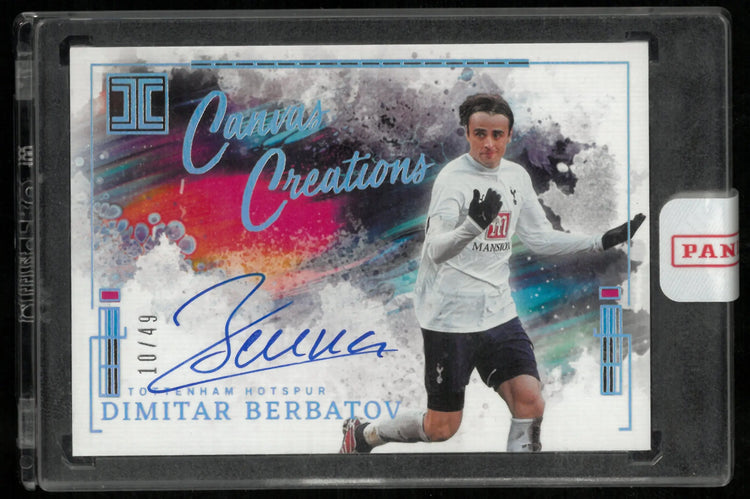 2024-25 Panini Impeccable Premier League Canvas Creations Auto Dimitar Berbatov /49 