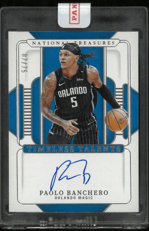 2024-25 Panini National Treasure Timeless Talents Autograph 7/75 