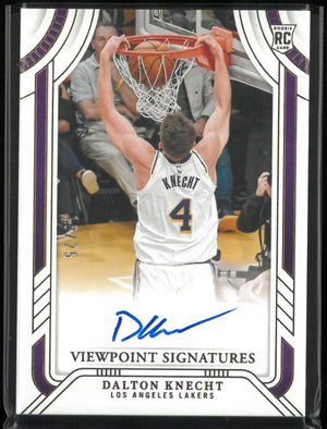 2024-25 Panini National Treasure Viewpoint Signature  Dalton Knecht Autograph /25 