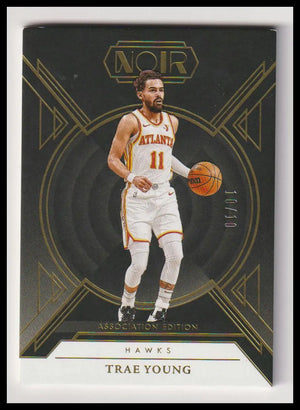 2024-25 Panini Noir Association Edition Trae Young /10 