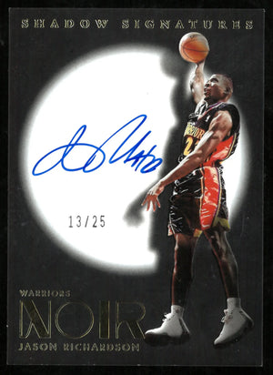 2024-25 Panini Noir Basketball Shadow Signatures Auto Jason Richardson /25 