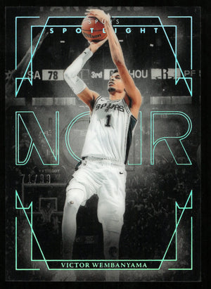 2024-25 Panini Noir Basketball Spotlight Victor Wembanyama /99 