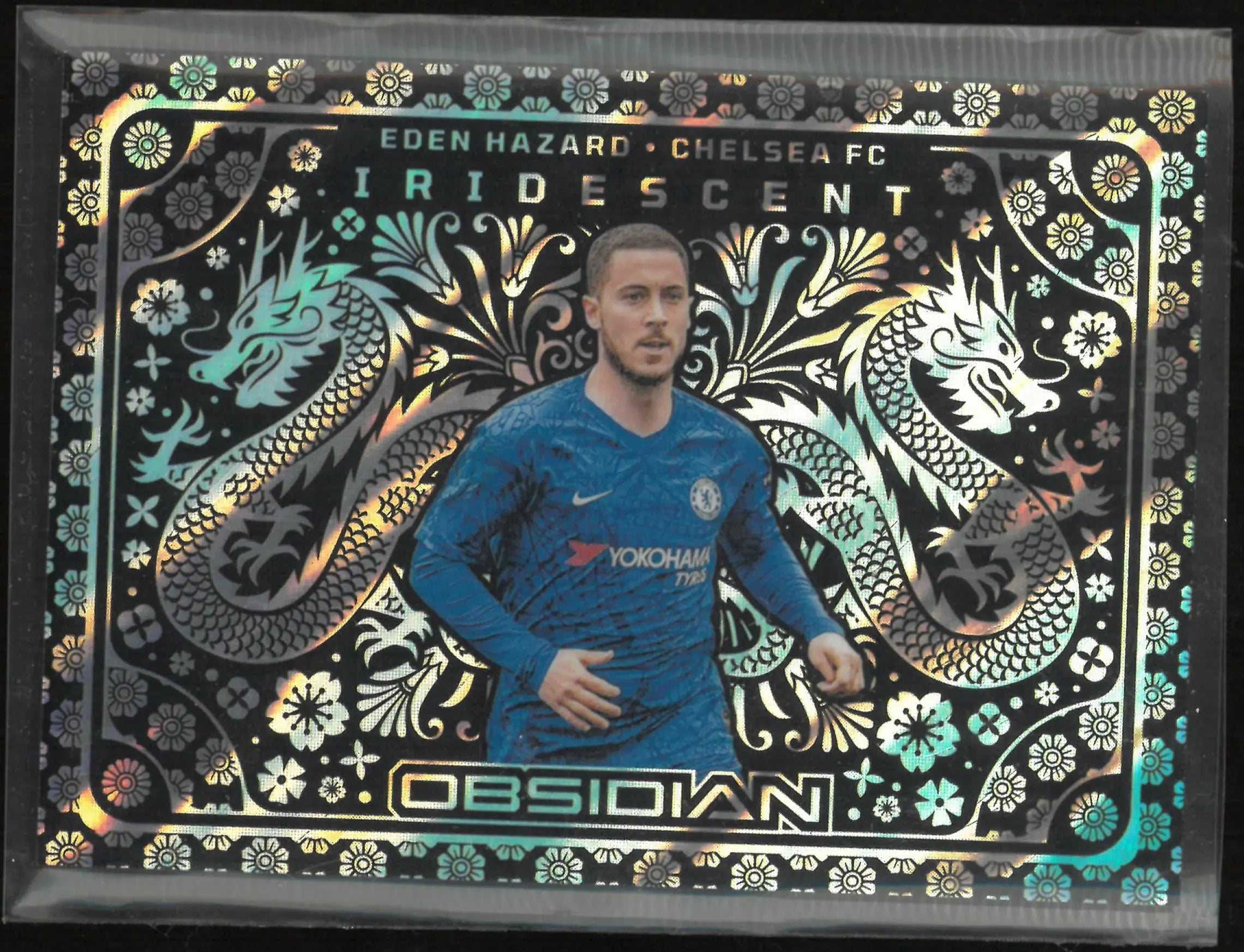 2024-25 Panini Obsidian Soccer Iridescent Eden Hazard 