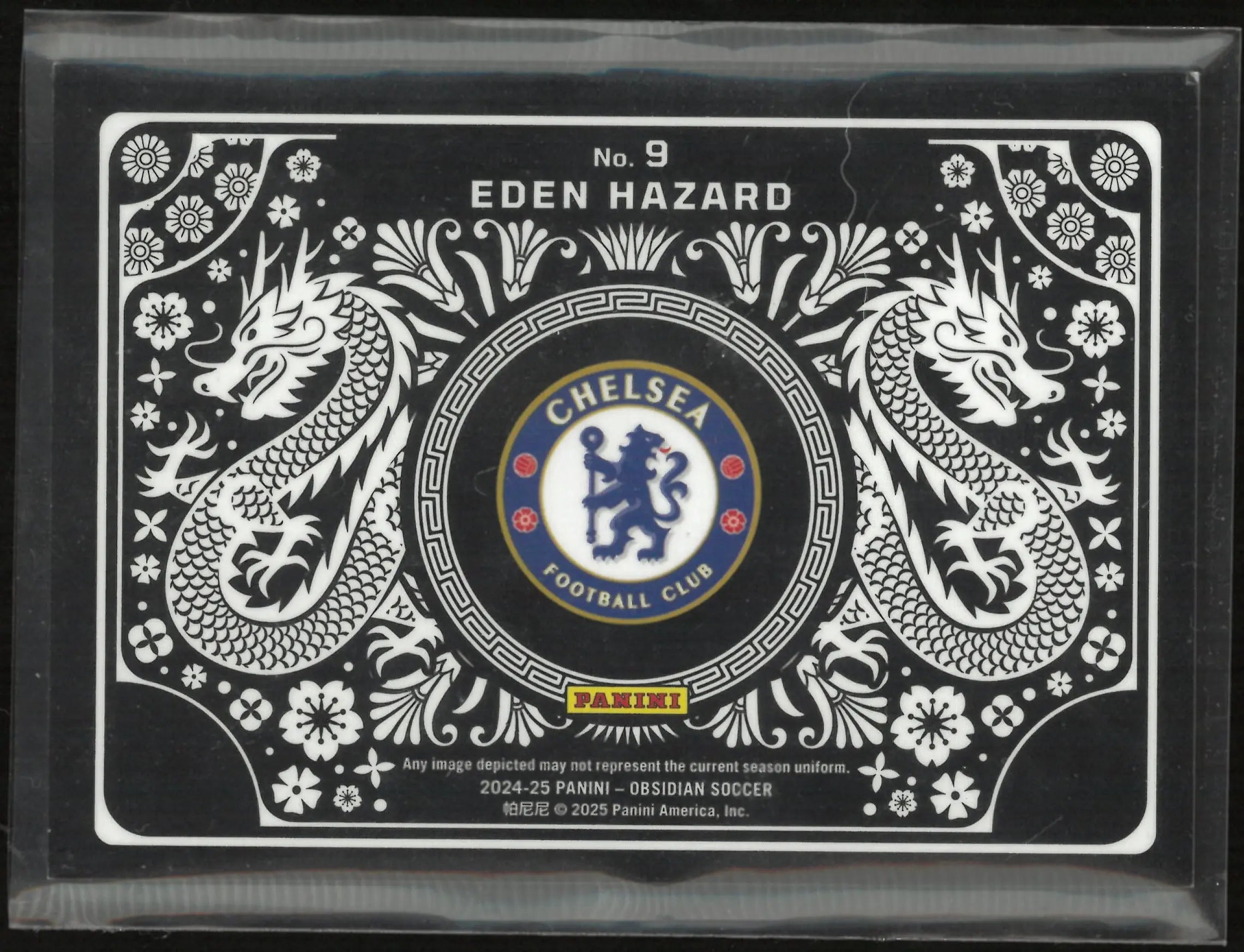 2024-25 Panini Obsidian Soccer Iridescent Eden Hazard 