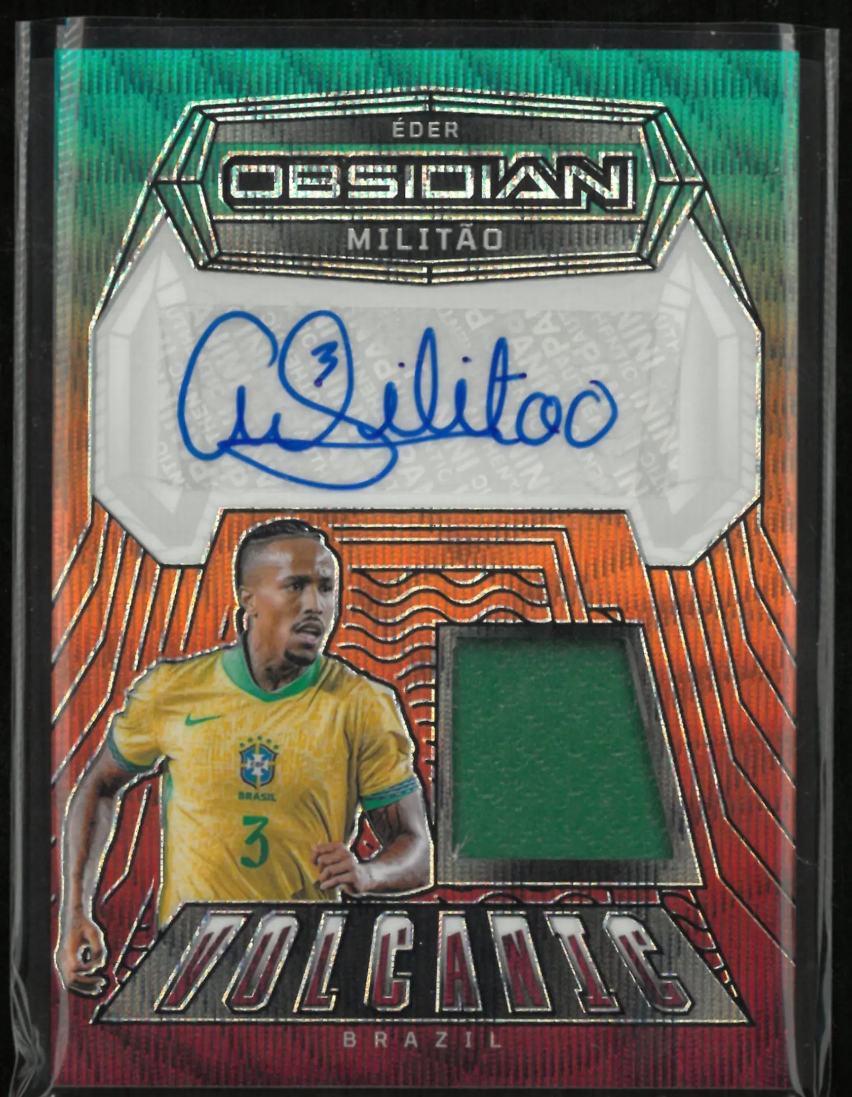 2024-25 Panini Obsidian Volcanic Eder Militao Patch Autograph /10 