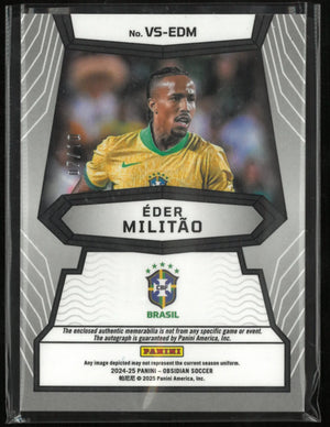2024-25 Panini Obsidian Volcanic Eder Militao Patch Autograph /10 