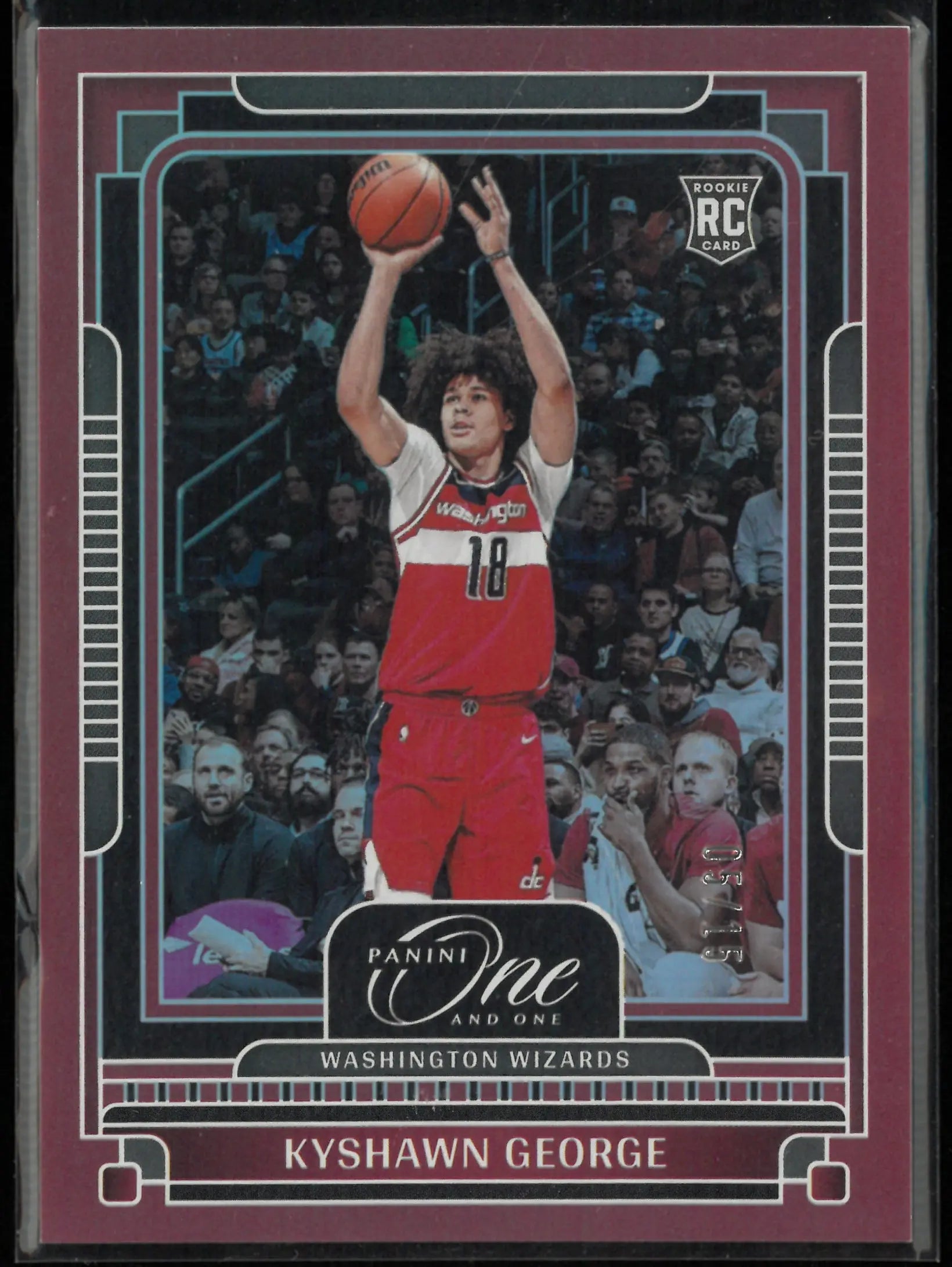2024-25 Panini One and One Rookie Kyshawn George Red /15 RC 
