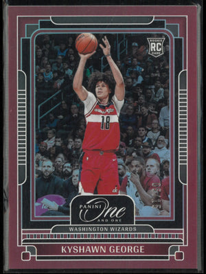 2024-25 Panini One and One Rookie Kyshawn George Red /15 RC 