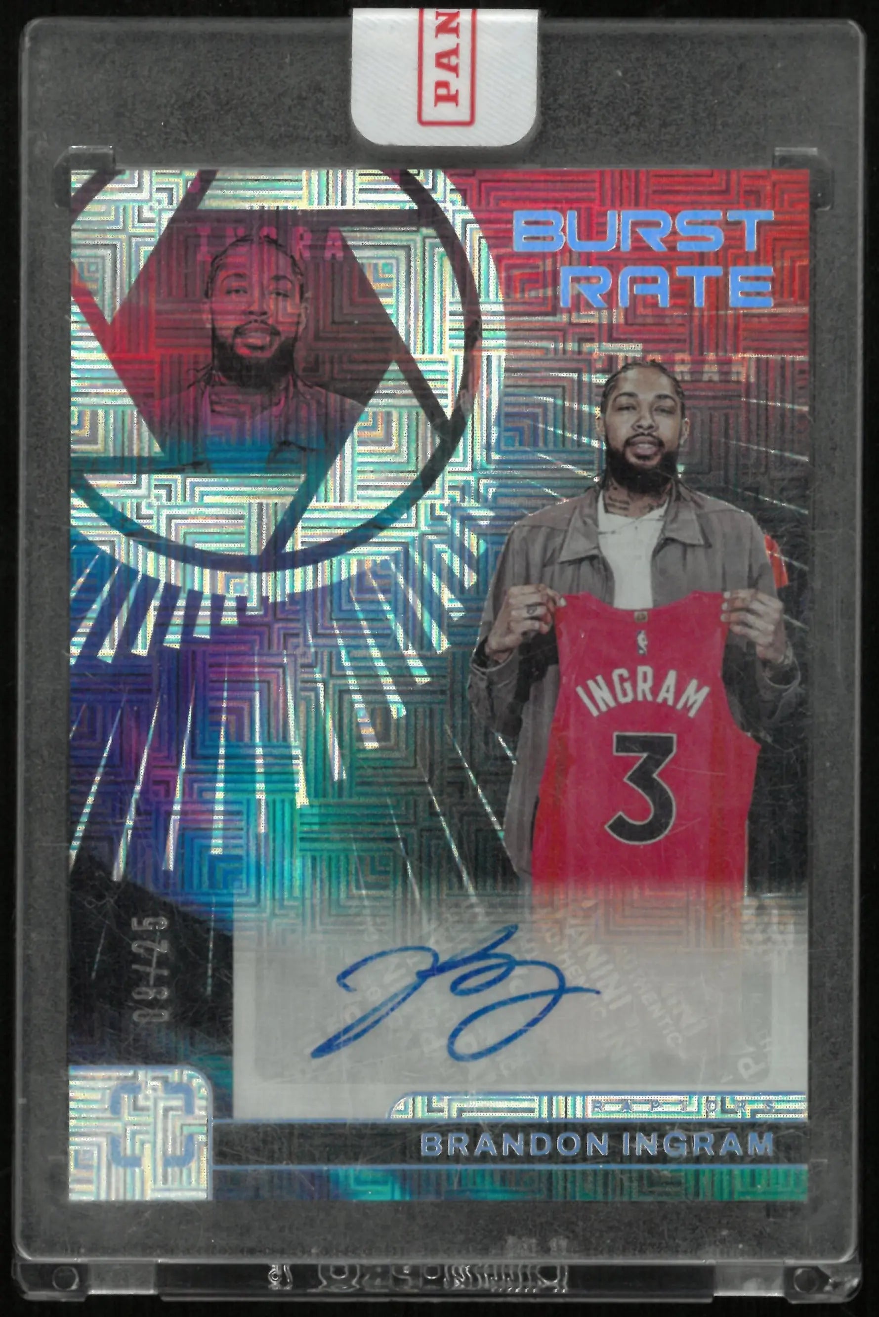 2024-25 Panini Photogenic Basketball Burst Rate Auto Brandon Ingram /25 