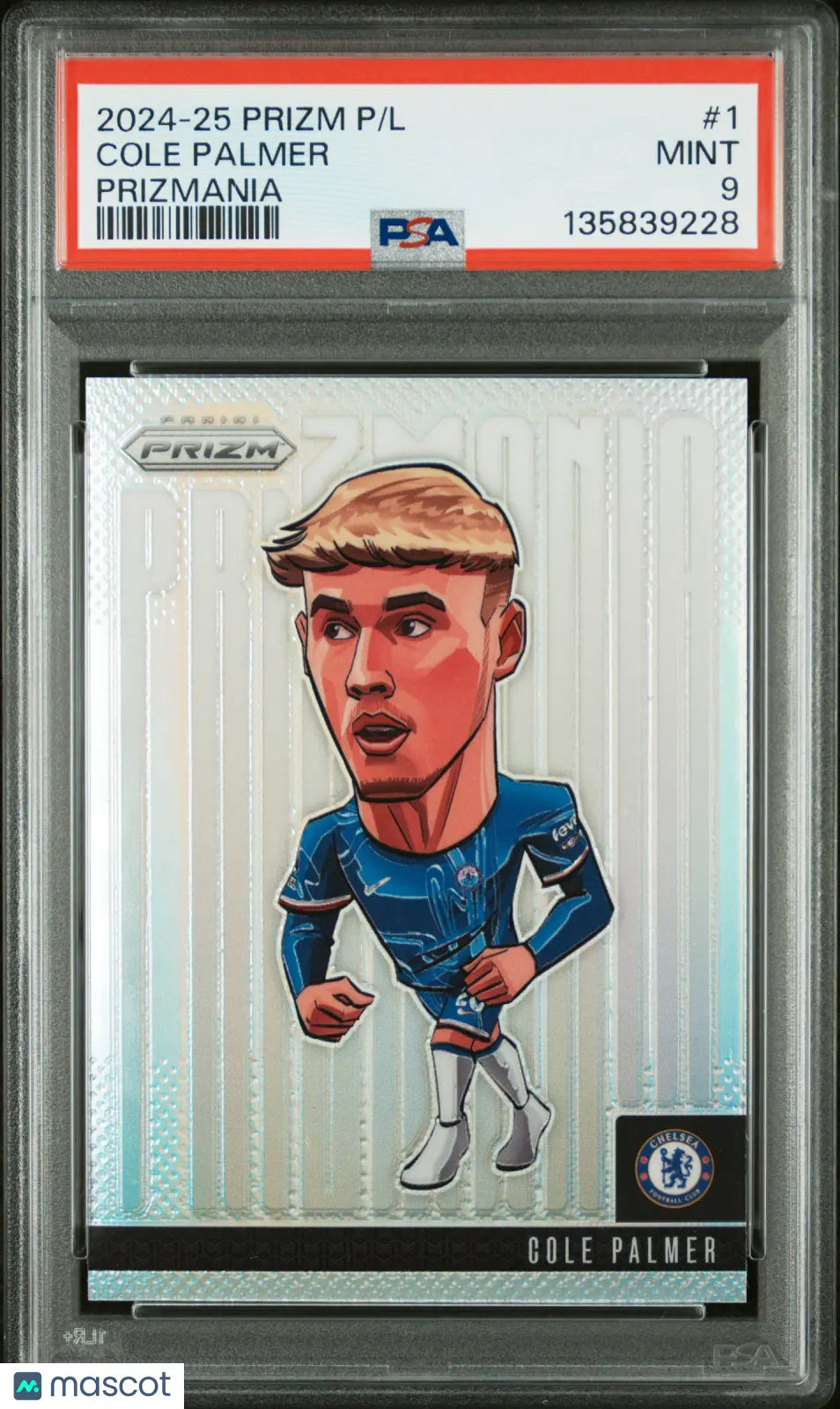 2024-25 Panini Prizm Premier League Prizmania Cole Palmer #1 PSA 9 