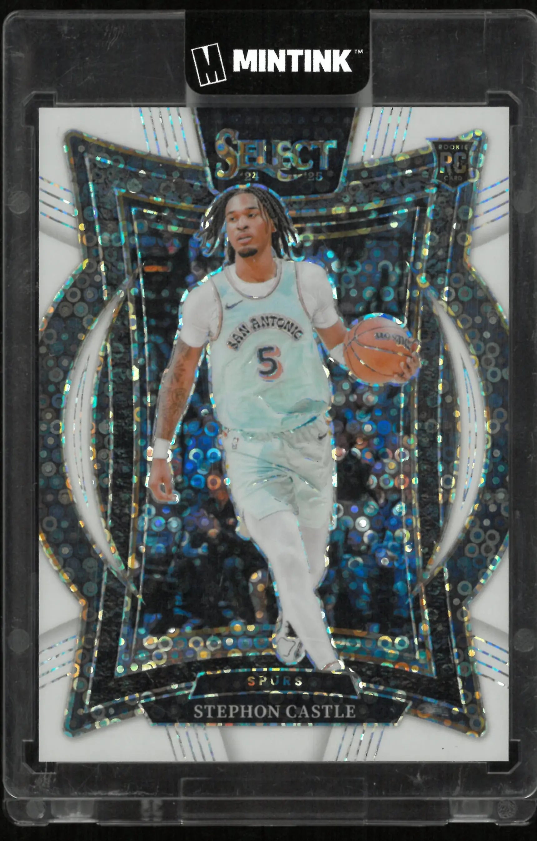 2024-25 Panini Select Concourse Stephon Castle RC Rookie White /75 
