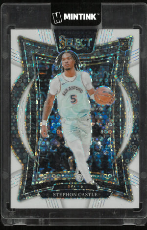2024-25 Panini Select Concourse Stephon Castle RC Rookie White /75 