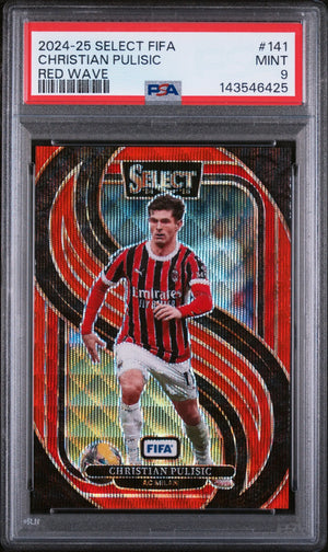 2024-25 Panini Select FIFA Christian Pulisic Red Wave /59 PSA 9 