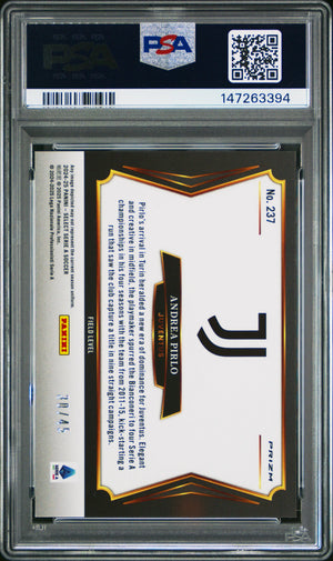 2024-25 Panini Select Serie A Andrea Pirlo #237 Bronze Checker PSA 10 