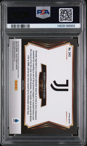 2024-25 Panini Select Serie A Fabio Cannavaro #243 Peacock PSA 9 