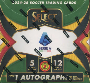 2024-25 Panini Select Serie A Soccer International Hobby Box 