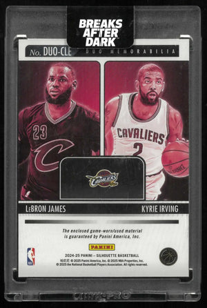 2024-25 Panini Silhouette Duo Patch LeBron James/ Kyrie Irving 
