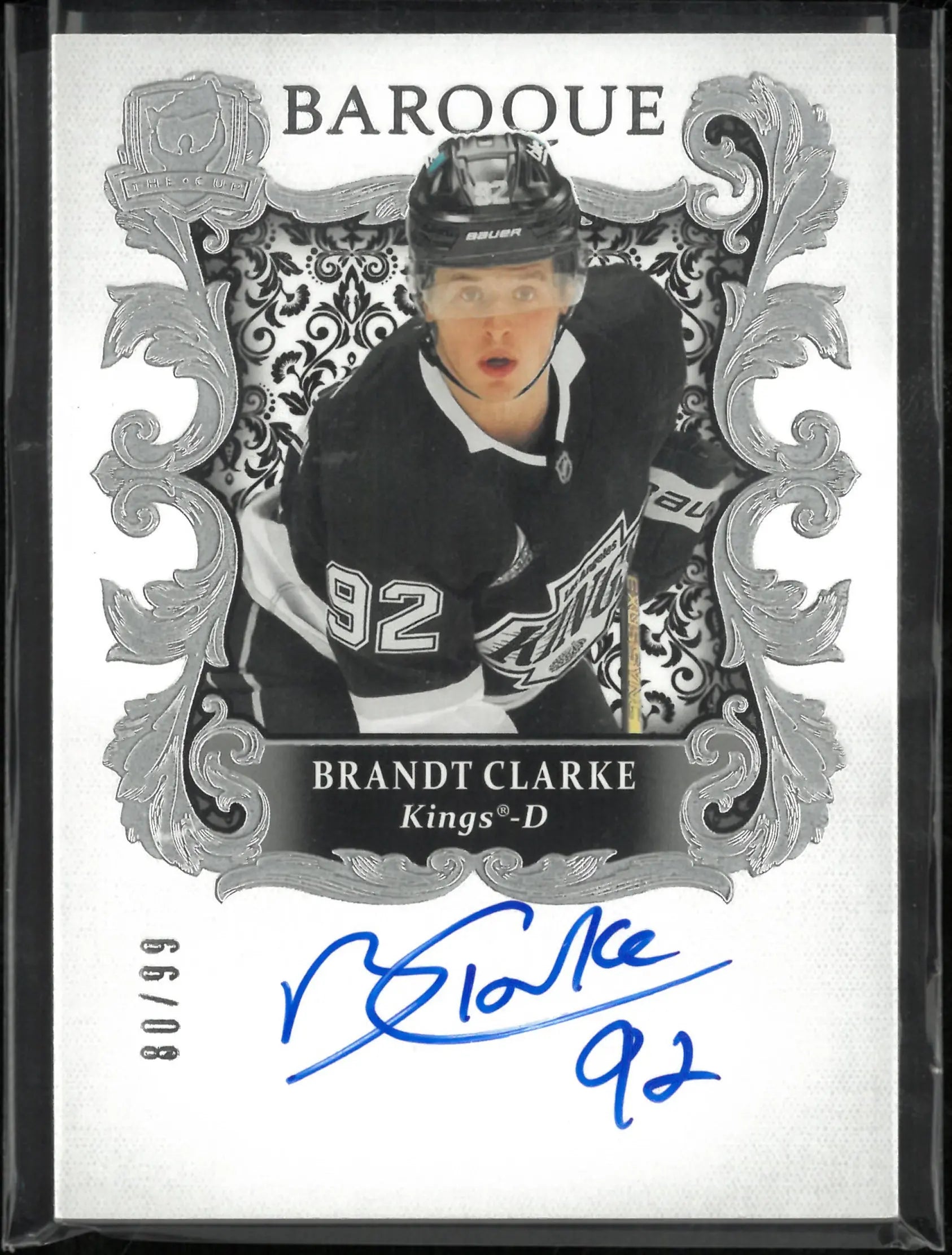 2024-25 The Cup Hockey Baroque Auto Brandt Clarke /99 