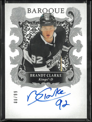 2024-25 The Cup Hockey Baroque Auto Brandt Clarke /99 