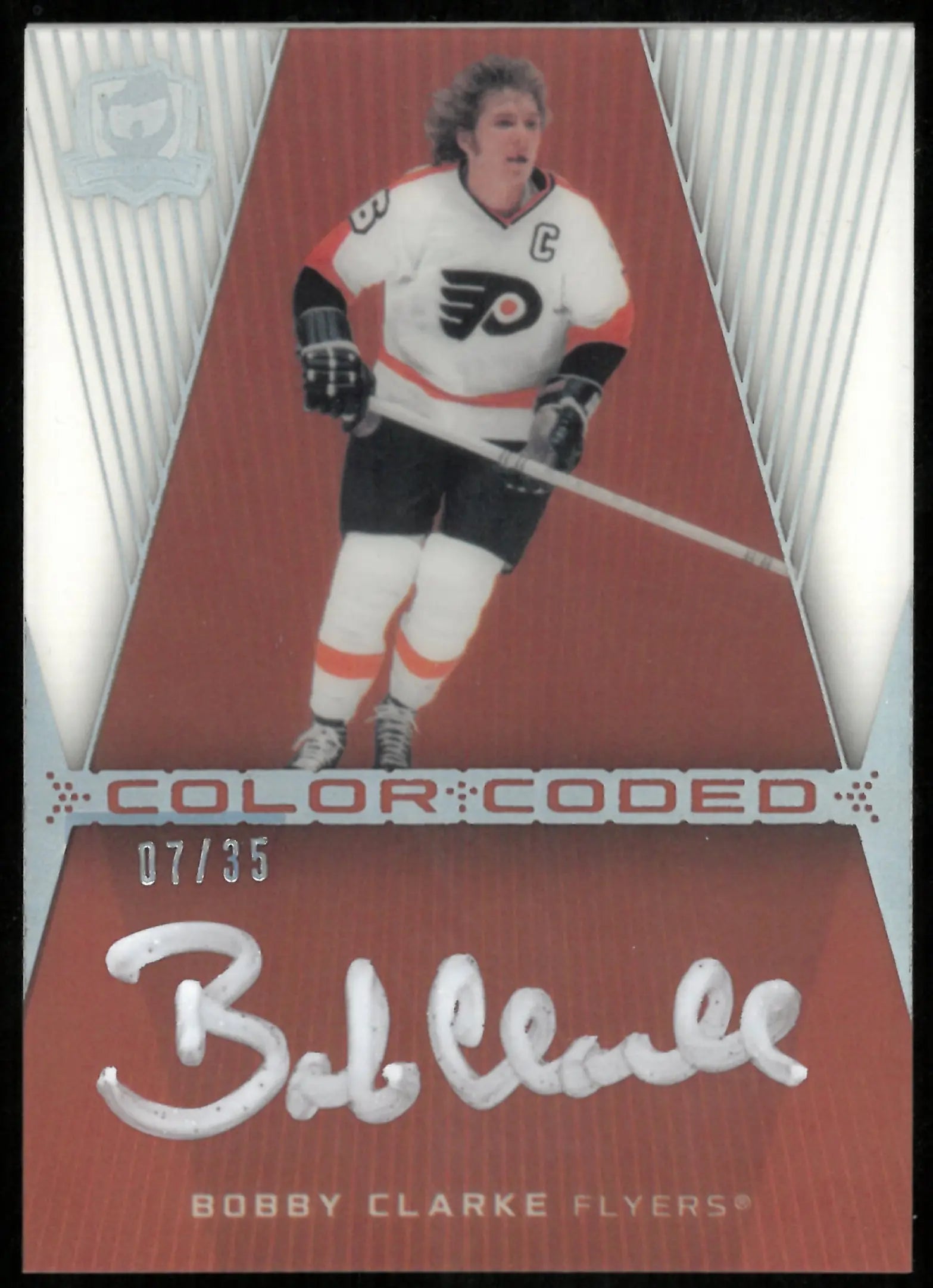 2024-25 The Cup Hockey Color Coded Auto Bobby Clarke /35 