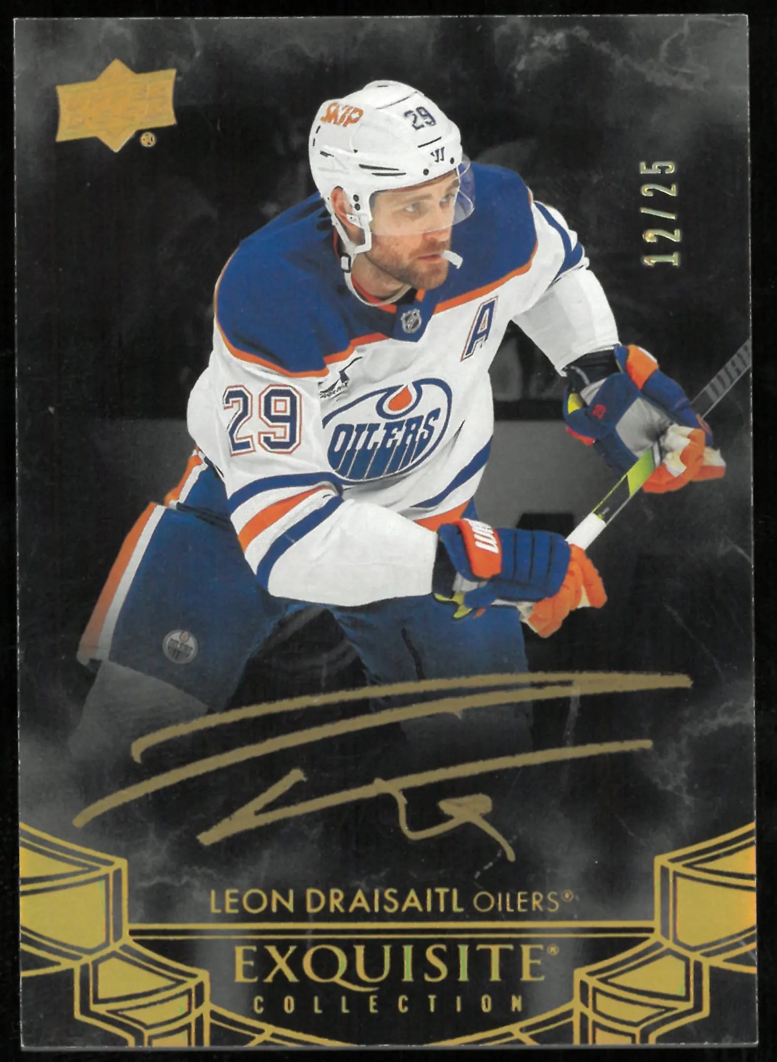 2024-25 The Cup Hockey Exquisite Collection Auto Leon Draisaitl /25 