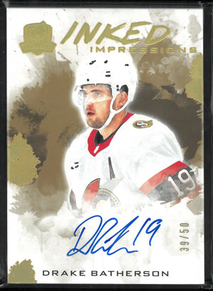2024-25 The Cup Hockey Inked Impressions Drake Batherson /50 