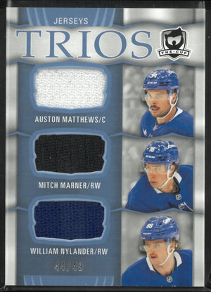 2024-25 The Cup Hockey Jerseys Trios Matthews Marner Nylander /49 